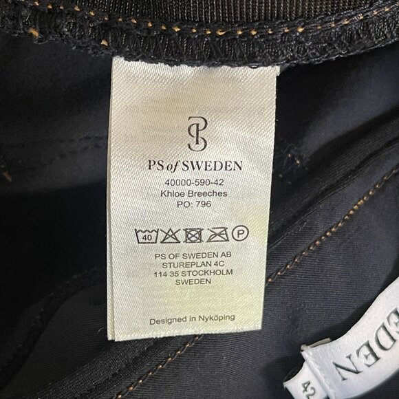 PS of Sweden Khloe Navy Full Seat Riding Breeches Womens Size IT 42 US 12 - Picture 8 of 9